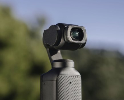 DJI Osmo Pocket 3 close up of camera