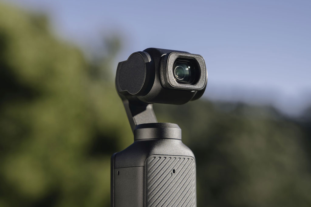 DJI Osmo Pocket 3 close up of camera