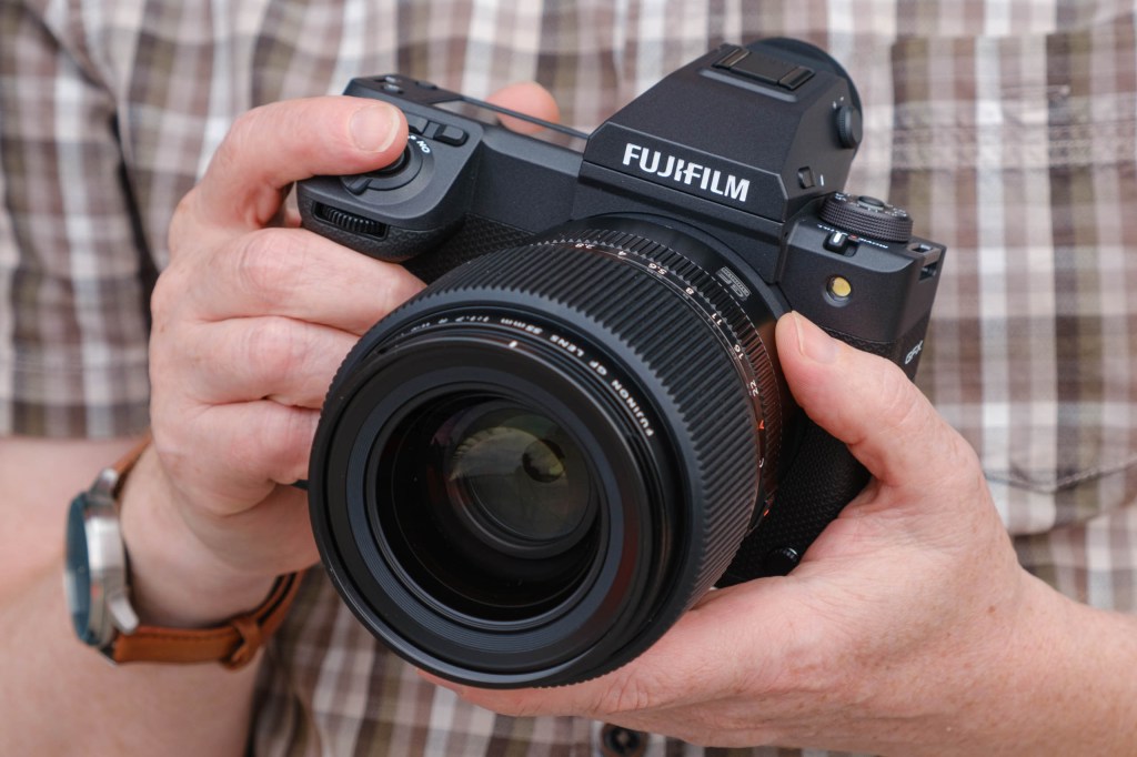 Fujifilm GFX100 II in-hand