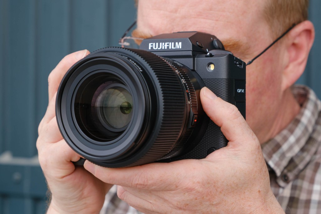 Fujifilm GFX100 II in use