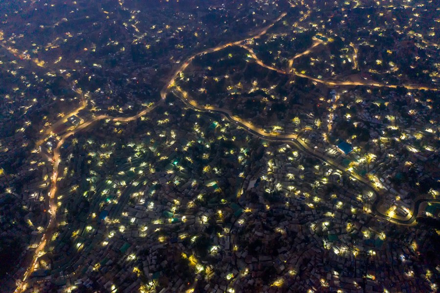 Azim Khan Ronnie came 6th in last year’s Low Light round with this stunning and sobering drone shot of a refugee camp in Bangladesh