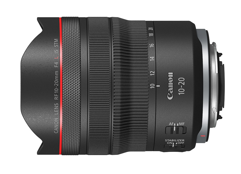 Canon RF mount advertorial, RF 10-20mm F4L IS STM lens