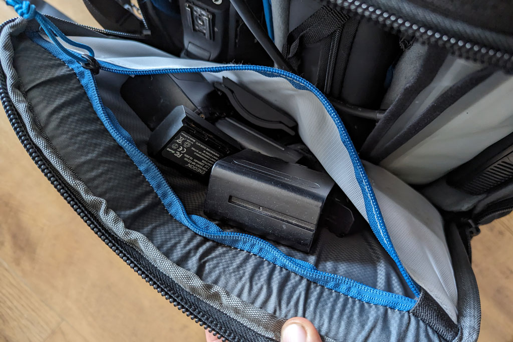 Tenba Axis V2 32L backpack interior pocket