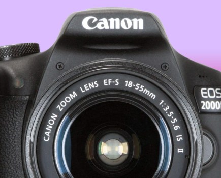 Canon EOS 2000D with 18-55mm lens (AP)