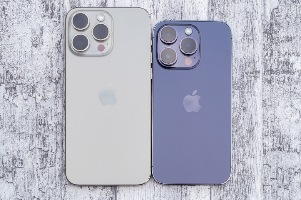 The iPhone 15 Pro Max is significantly larger than the iPhone 14 Pro.