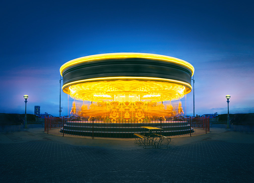 night funfair scene long exposure of merry go round Amateur Photographer of the Year 2023 winners