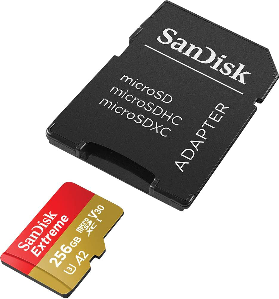 SanDisk 256GB Extreme microSDXC card, Black Friday