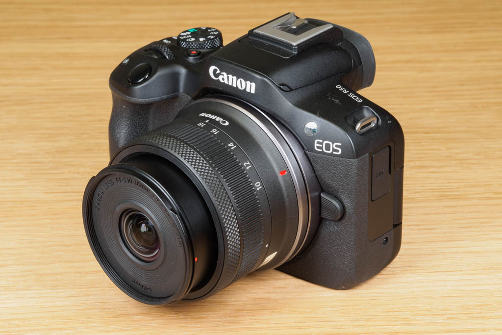 Canon RF-S 10-18mm F4.5-6.3 IS STM on EOS R50