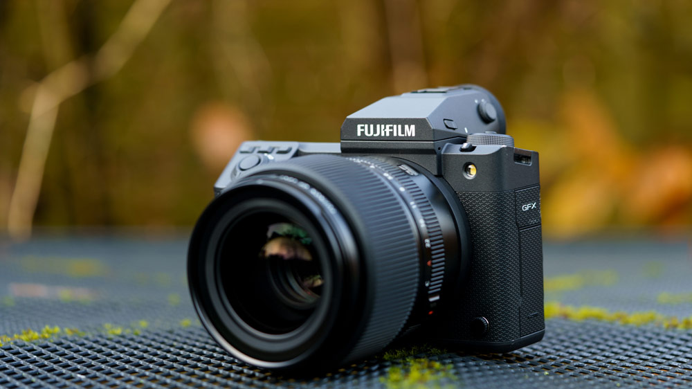 Fujifilm GFX100 II medium format camera.