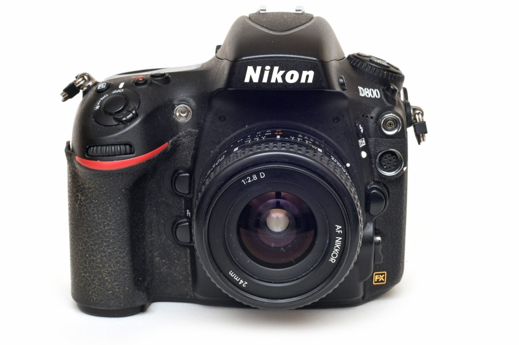 Nikon D800 front