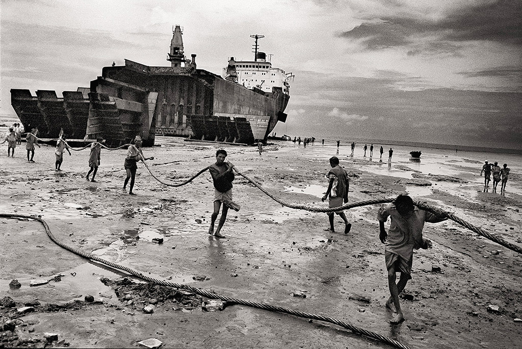 Ship-breaking yard, Chittagong, Bangladesh by Ian Berry