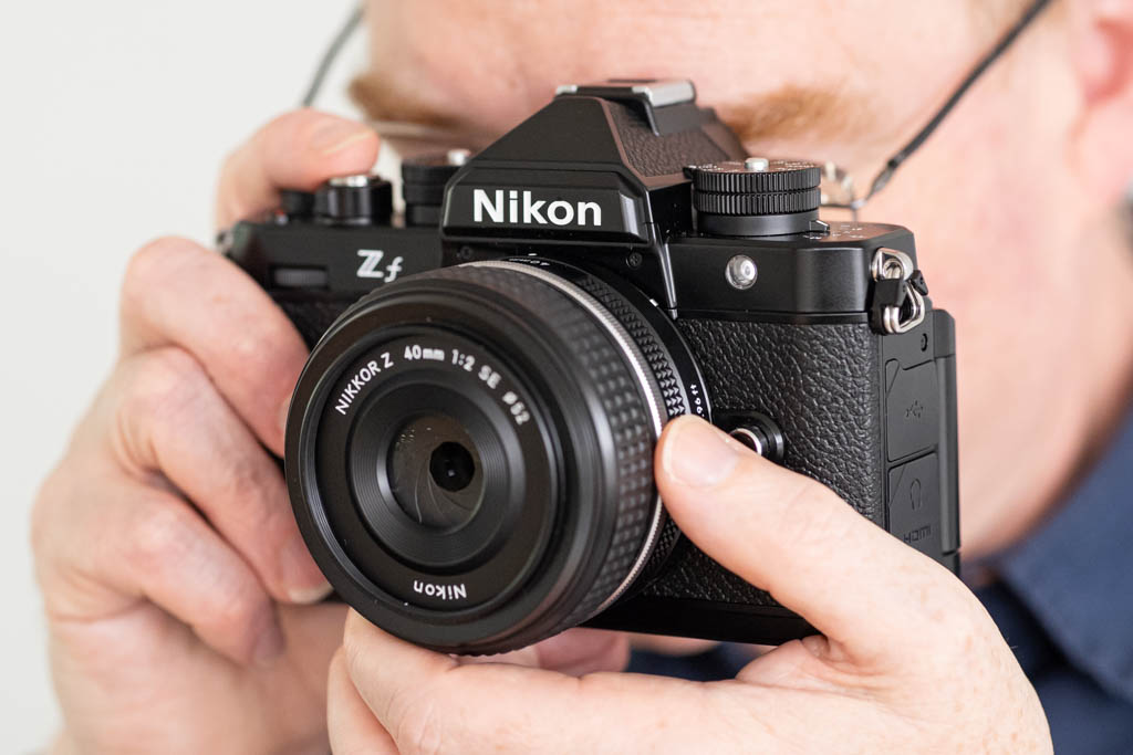 Nikon Zf in use