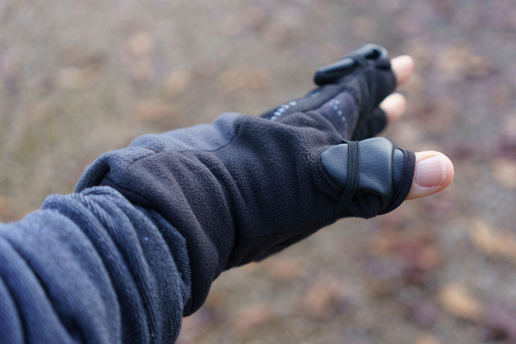Vallerret Milford gloves flip-back fingertips