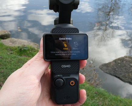 DJI Osmo pocket 3 gimbal mode menu