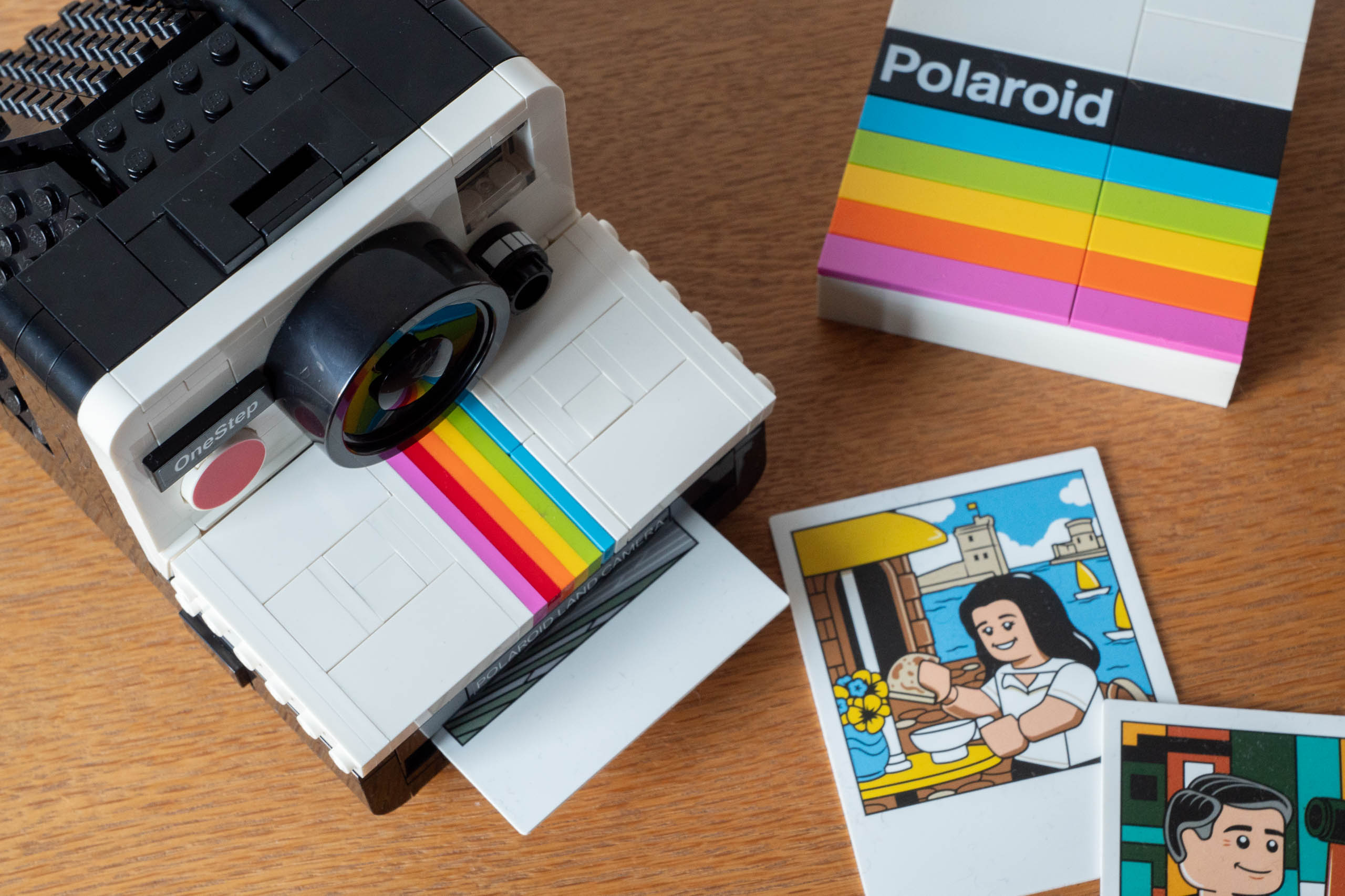 LEGO Ideas 21345 Polaroid compared to the real deal