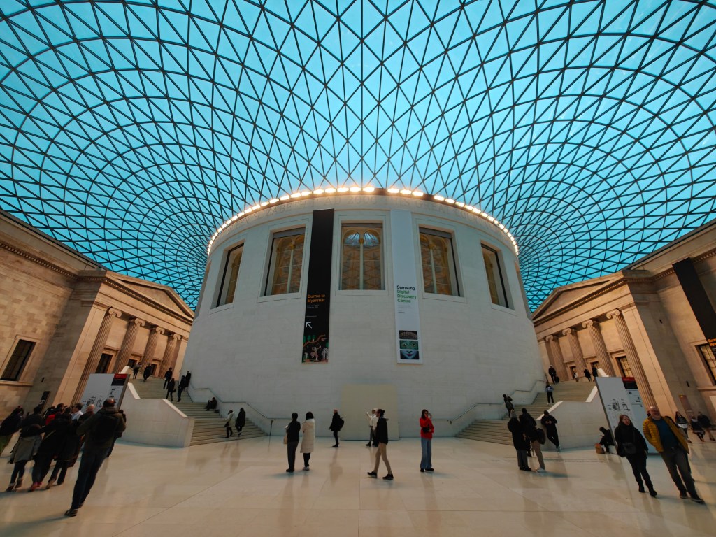 The British Museum, taken using the ultra-wide-angle camera on the OnePlus Open. Photo: Joshua Waller