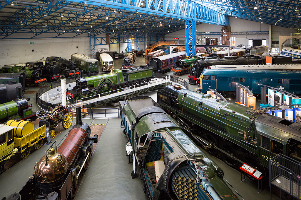 The turntable at the National Railway Museum. © National Railway Museum
