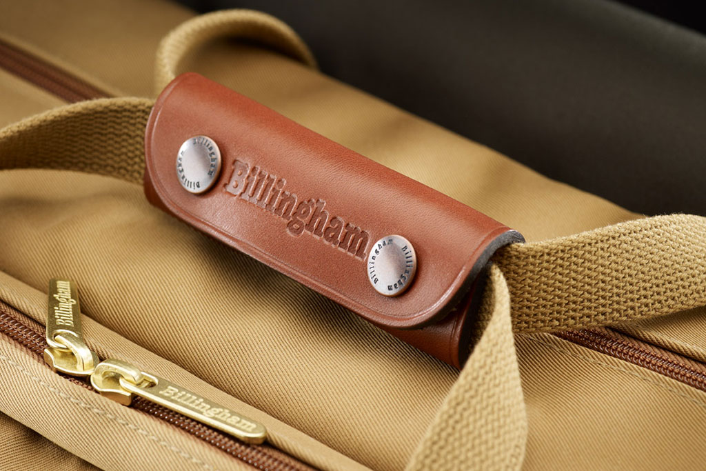 Billingham 5-Series MKII handle detail. 