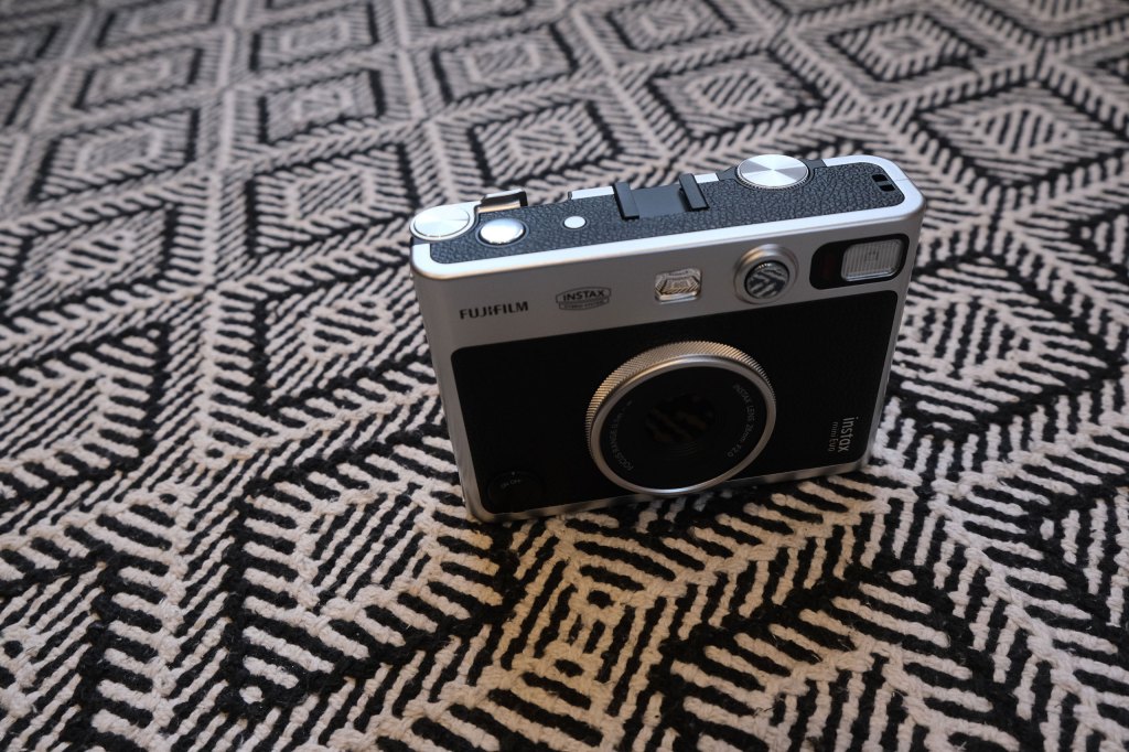 The Instax Mini Evo seen from above.