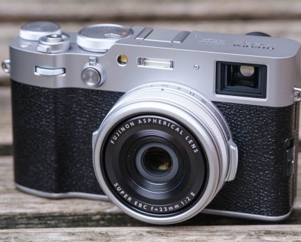 Fujifilm X100VI front in silver. Photo Andy Westlake