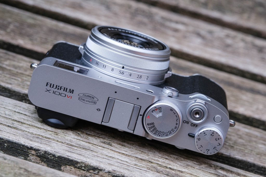 Fujifilm X100VI from the top. Photo Andy Westlake