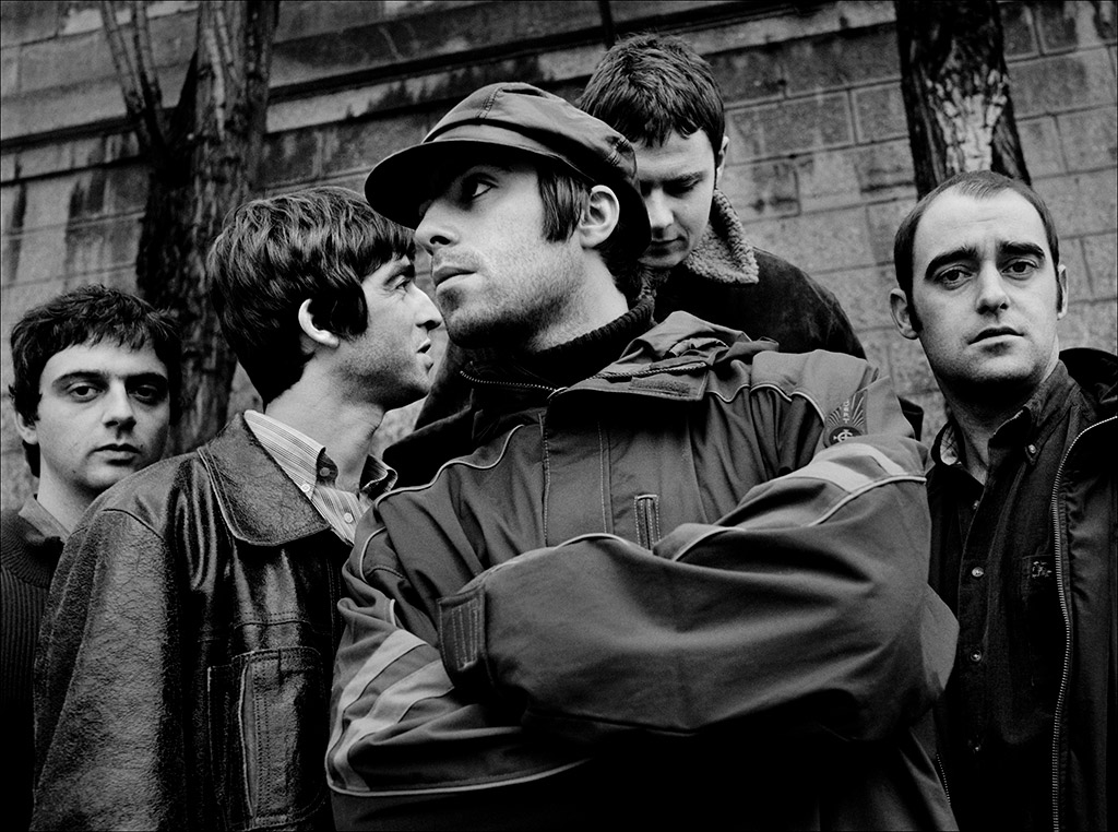 Oasis photographed in Paris, 1995. Jill says: ‘Terrible vibes between Noel and Liam produced a wonderful set of pictures’.