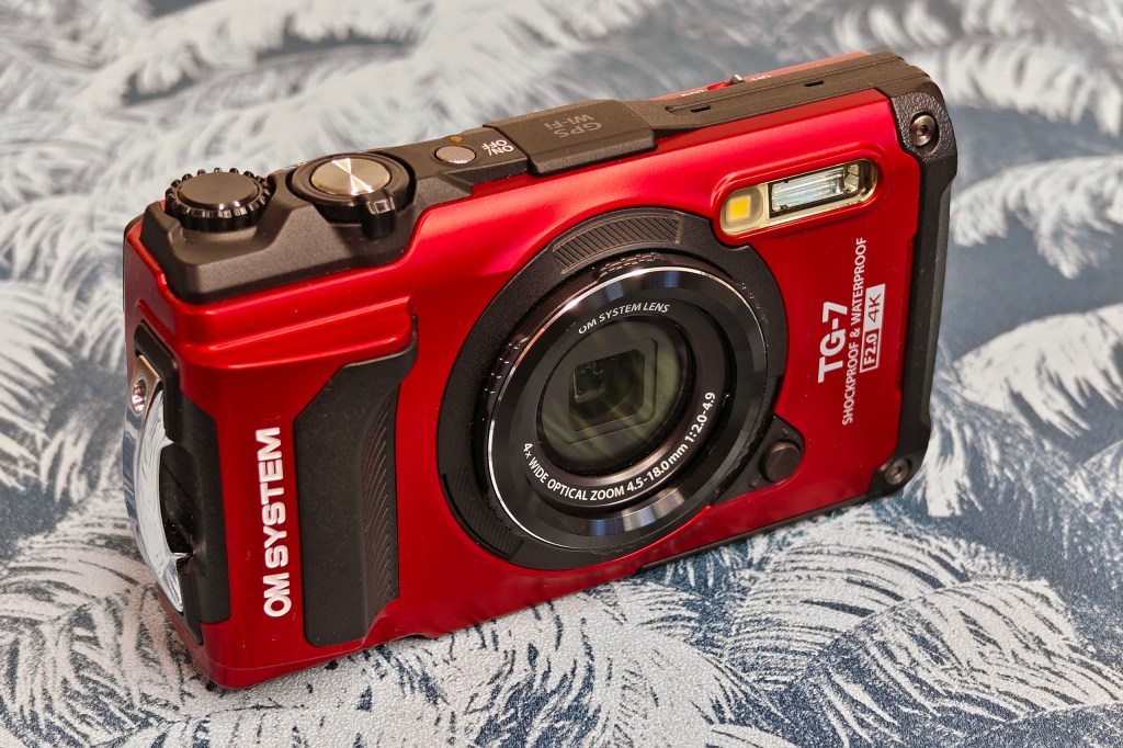 OM System Tough TG-7 in red. Photo JW