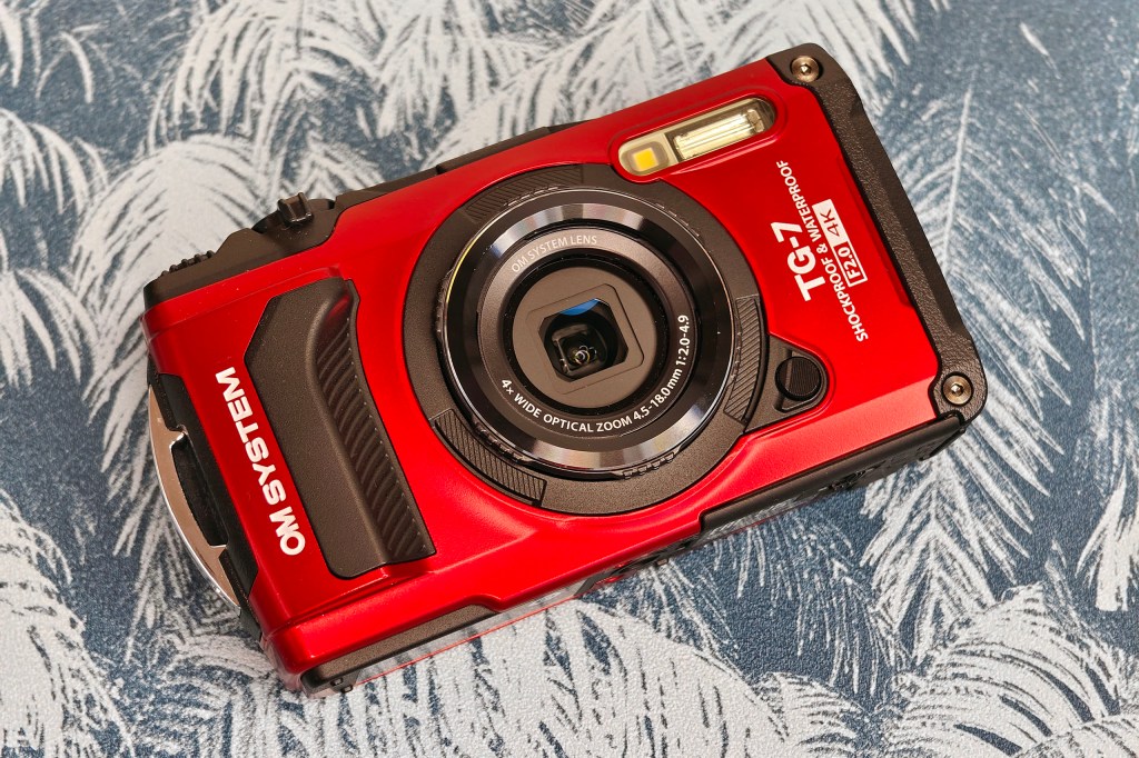 OM System Tough TG-7 in red. Photo JW