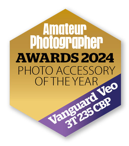 AP Awards 2024 Photo Accessory of the Year: Vanguard Veo 3T 235 CBP logo