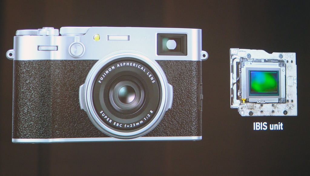 Fujifilm X100VI with new IBIS unit that can give up to 6 stops of stabilisation. Image: Fujifilm