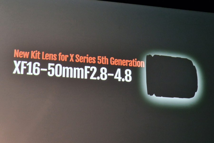 Fujifilm XF 16-50mm F2.8-4.8 lens on roadmap.