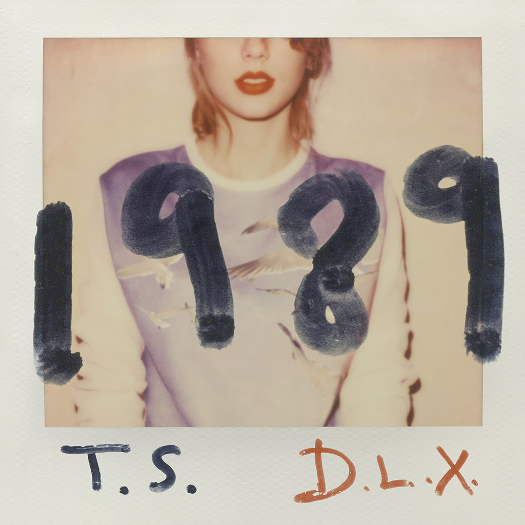 The ‘Deluxe edition’ of the original 1989 album cover featured DLX at the bottom and 1989 written boldly across the main image