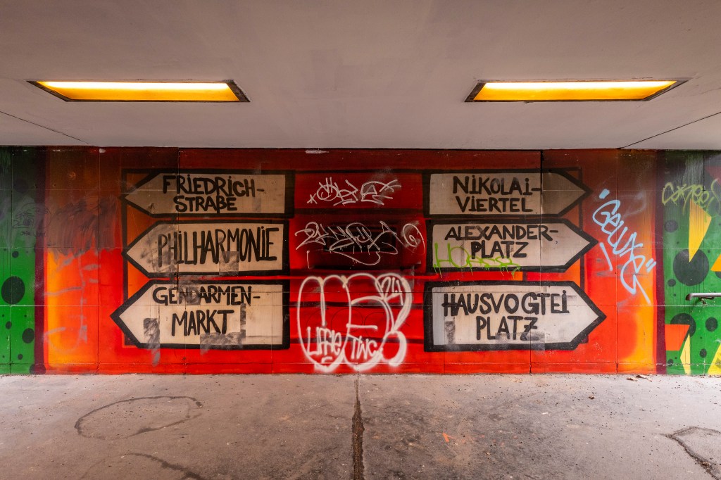 Sigma 17mm F4 DG DN Contemporary lens sample image, underpass with graffiti