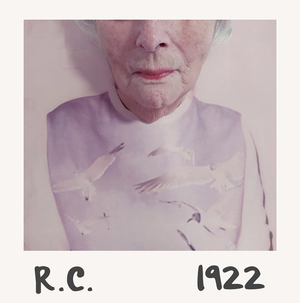 A charity parody of the 1989 album, produced by Care Home Album Covers. It features a resident, ‘R.C.’ of Sydmar Lodge Care Home, London, with 1922 replacing the 1989 birth year. © Robert Speker/Care Home Album Covers  