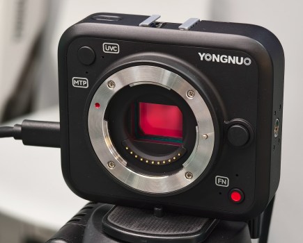 Yongnuo YN433 Micro Four Thirds webcam. Photo JW/AP