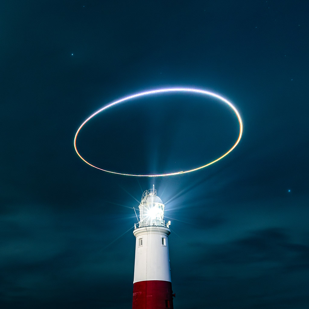 A drone with a strobe attached was flown in a circle around the lighthouse, for something a little different daniel sands apoy 2023 winner