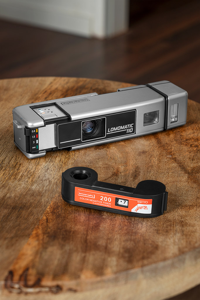 Lomomatic 110 camera from Lomography released with glass lens