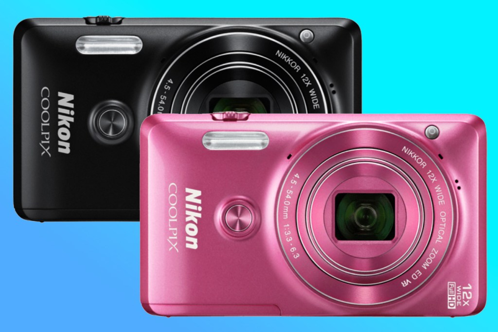 The Nikon Coolpix S6900 was available in black, white and pink.