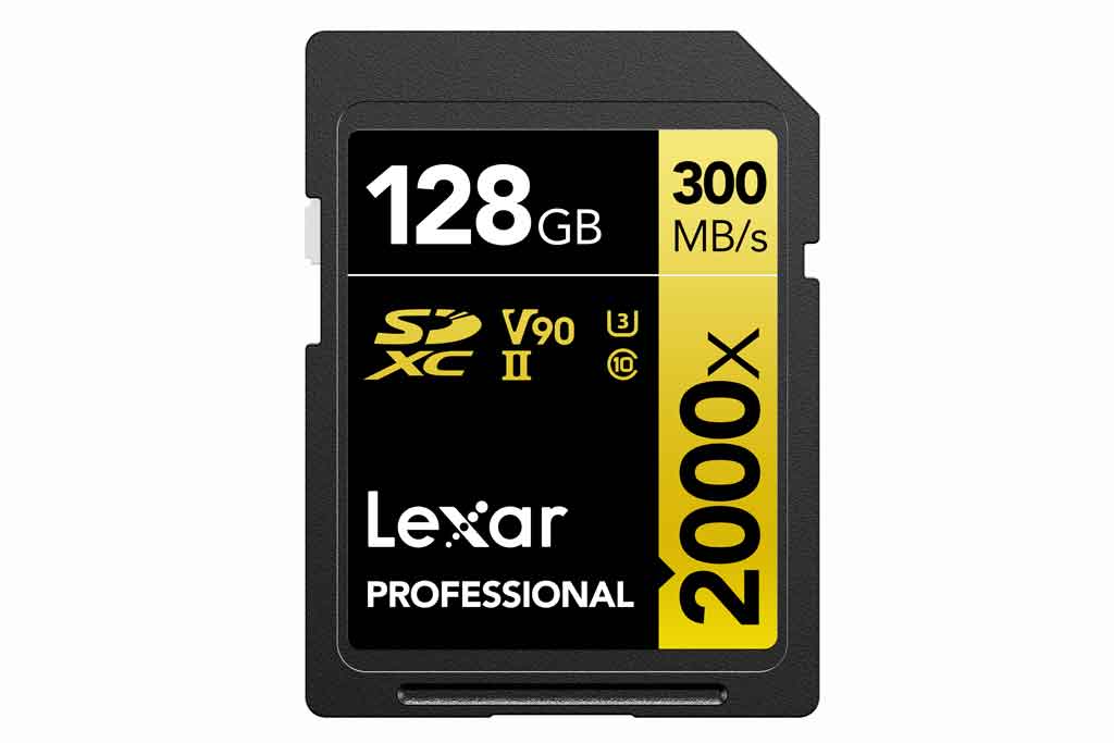 Lexar pro 2000x SDXC card