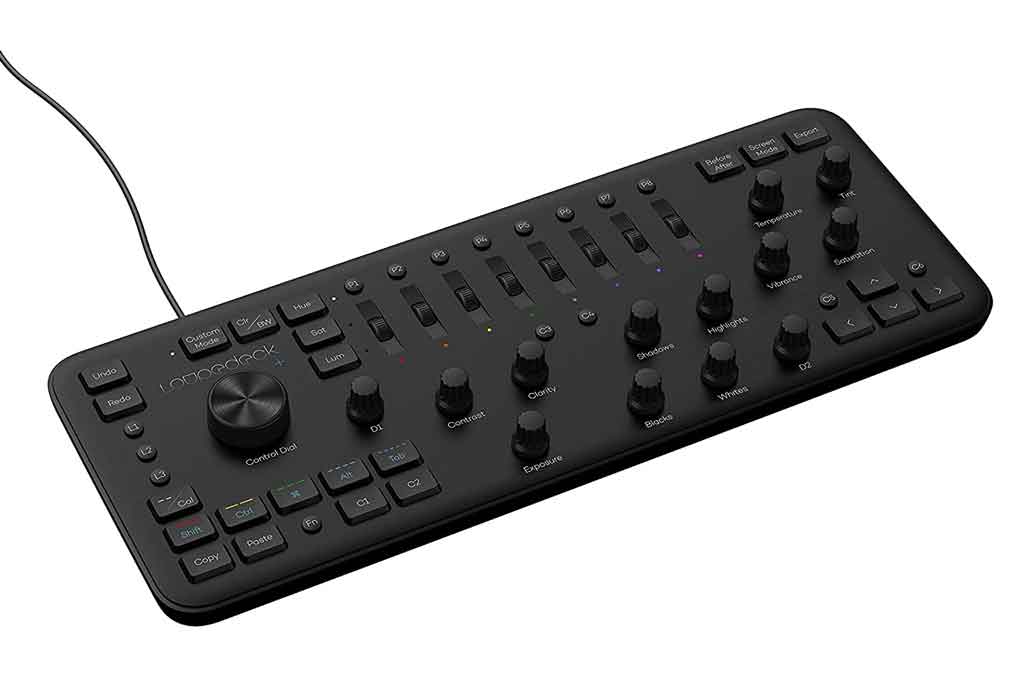 Loupedeck editing keyboard