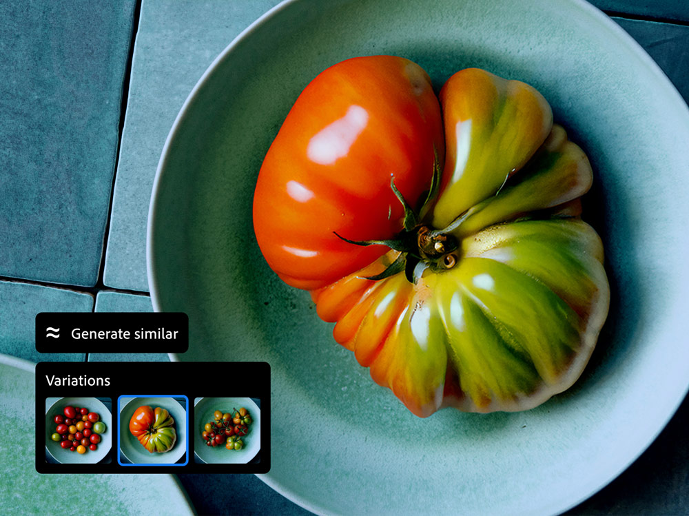 Adobe Max new AI tools Generate Similar