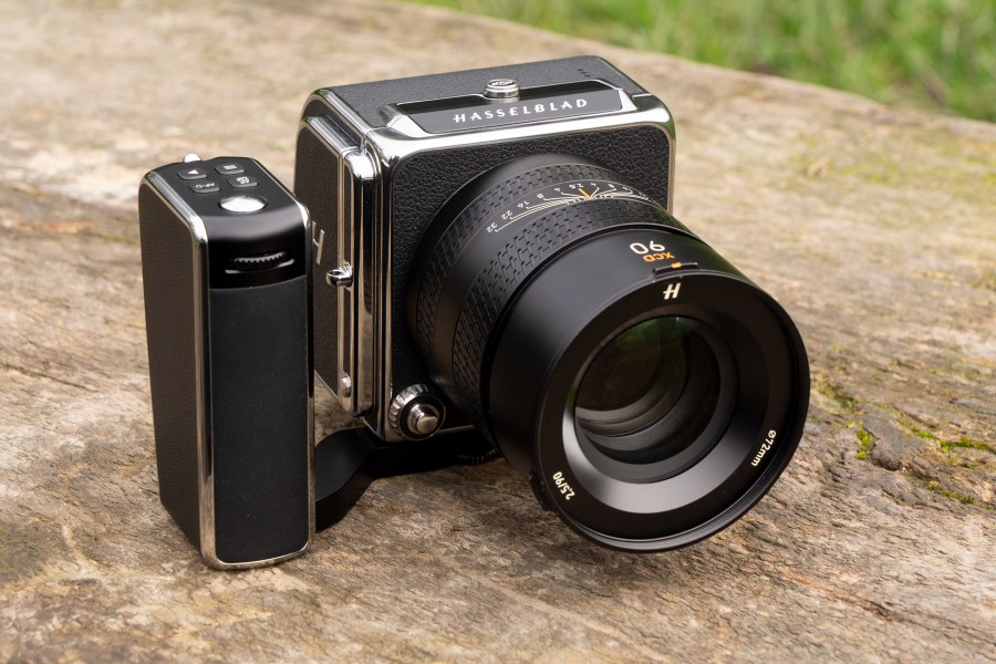 Hasselblad 907X CFV 100C with lens and grip. Photo JW