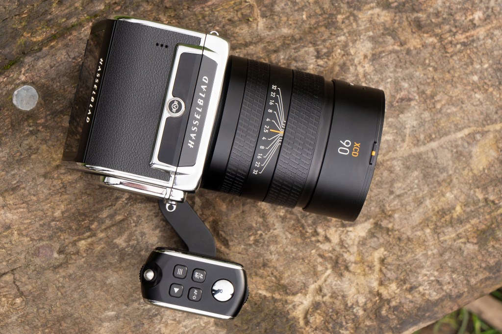Hasselblad 907X CFV 100C with lens and grip. Photo: Jeremy Waller