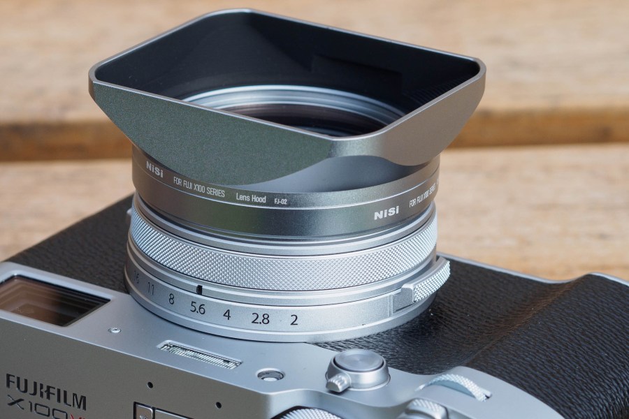 NiSi UV Filter and Lens Hood on the Fujifilm X100VI