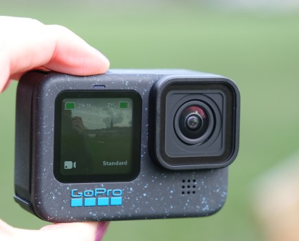 front screen in use on gopro hero 12