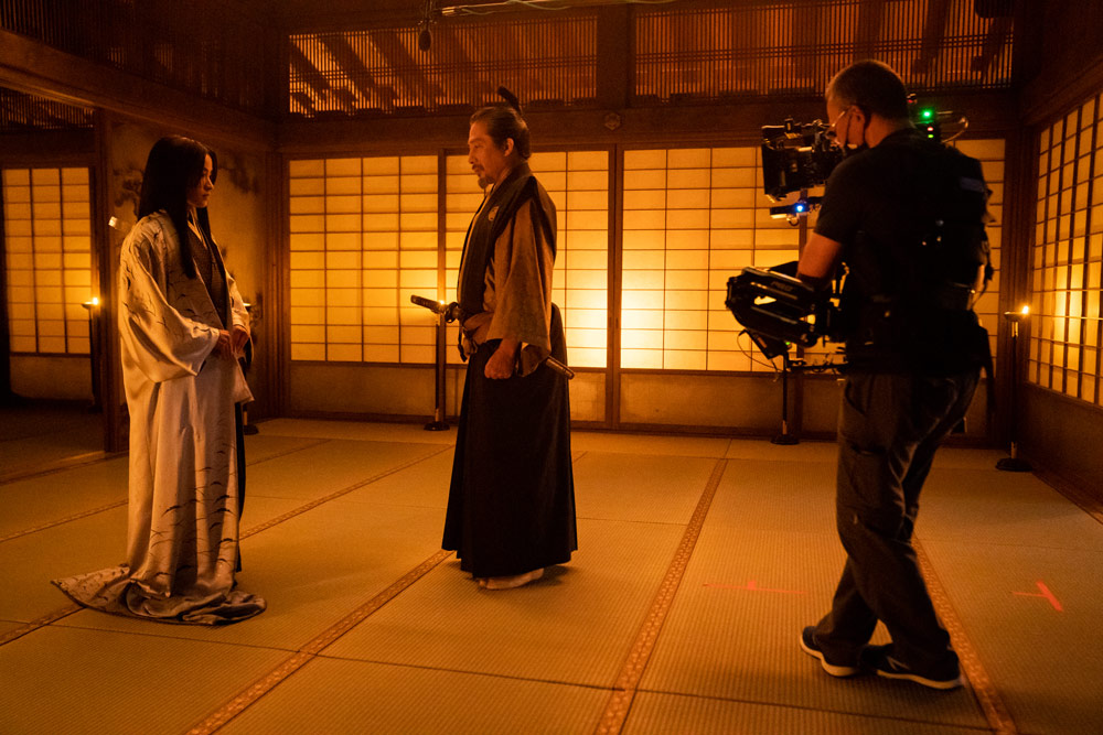 Shogun interview, filming 2
