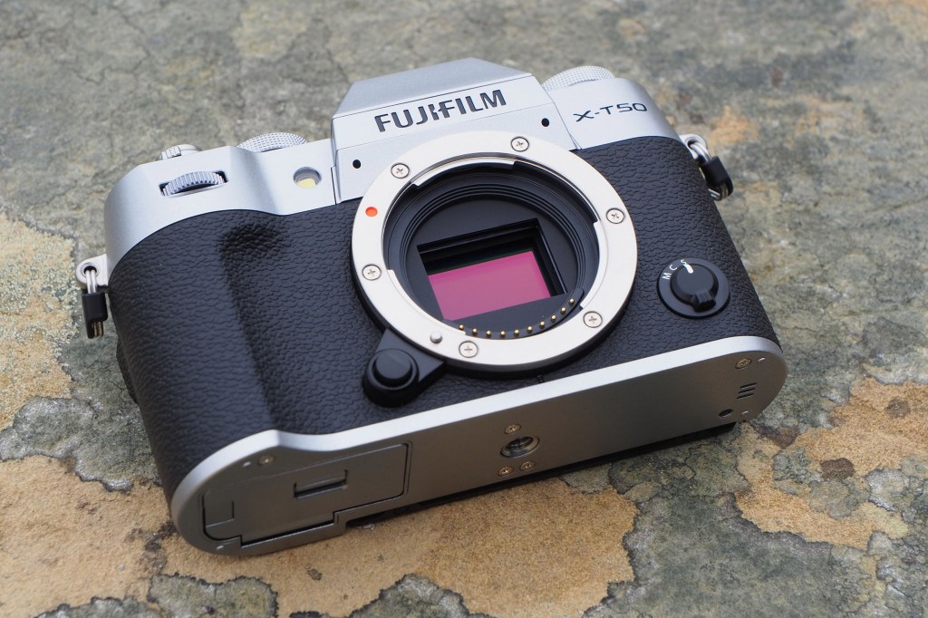 Fujifilm X-T50 sensor. Photo JW/AP