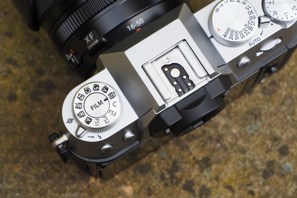 Fujifilm X-T50 film dial. Photo JW/AP