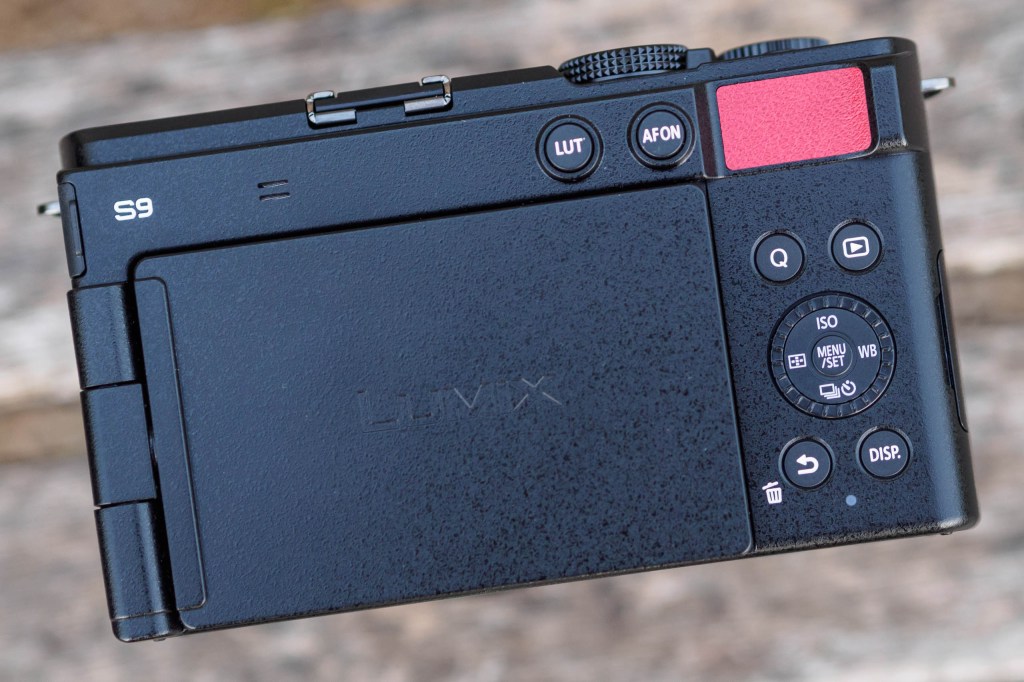 Panasonic Lumix S9 back view with screen closed