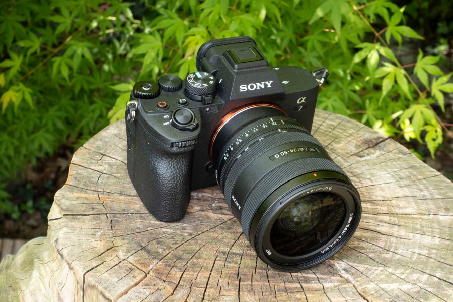 Sony FE 24-50mm F2.8 G lens mounted on Sony A7IV